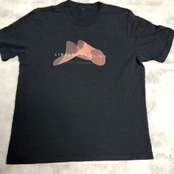 No brand Other - Lindsey Stirling  T-Shirt. "Brave Enough".  Men's Short Sleeve. Size XL.